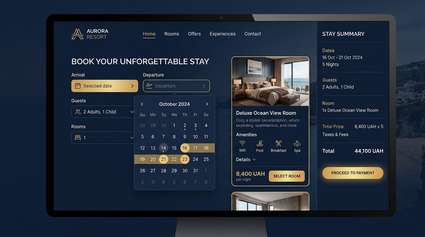 Модуль бронювання Booking Engine